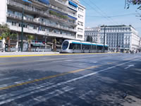tram station to right of Solider tomb