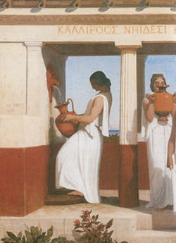 The women at the fountain by Dom Papety 1815-49