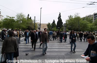 click to see larger crossing Phillhellinon St.