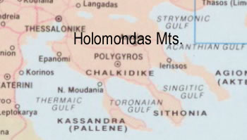 map chalkidiki