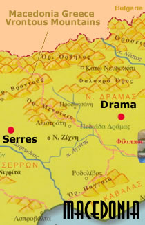 map macedonia vrontous mts