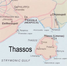 thassos map