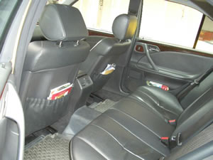 interior of taxis are immaculate