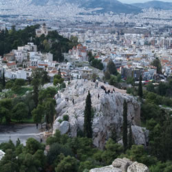 areos pagos view Views of Athens from The Acropolis + Parthenon