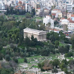 The temple of Vulcan or Hephaestion