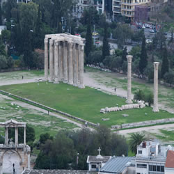 The temple of olympian zeus