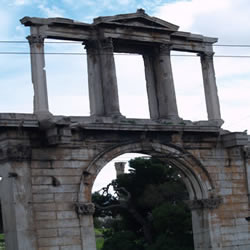 Hadrians Arch from another angle