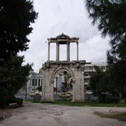 Hadrians Arch from another angle
