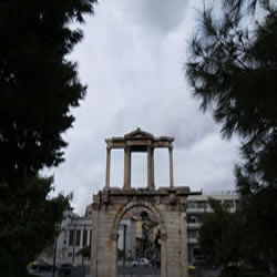 Hadrians Arch from another angle