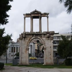 Hadrians Arch from another angle