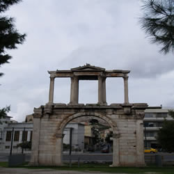 Hadrians Arch from another angle