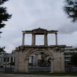 Hadrians Arch from another angle