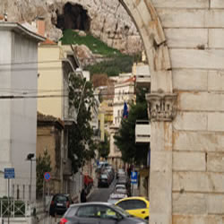Hadrians Arch from another angle