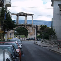 Hadrians Arch from another angle