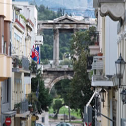 Hadrians Arch from another angle