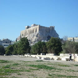sights to be seen from Temple of Olympian Zeus