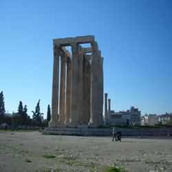 sights to be seen from Temple of Olympian Zeus