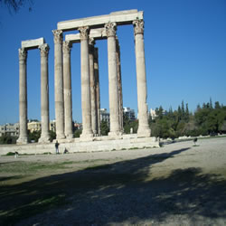sights to be seen from Temple of Olympian Zeus
