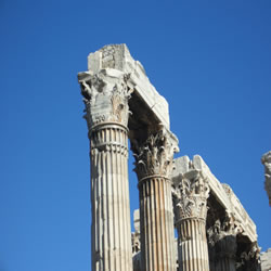 sights to be seen from Temple of Olympian Zeus