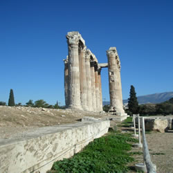 sights to be seen from Temple of Olympian Zeus