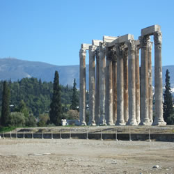 sights to be seen from Temple of Olympian Zeus