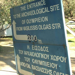sights to be seen from Temple of Olympian Zeus