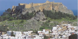 the town and the acropolis