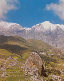 the mountains of crete