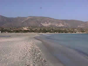 the beach at elafonissos