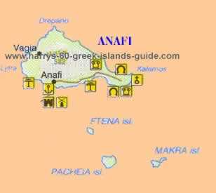 greek islands  anafi anaphi cyclades