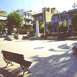 a nice friendly city square