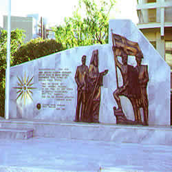a local war memorial