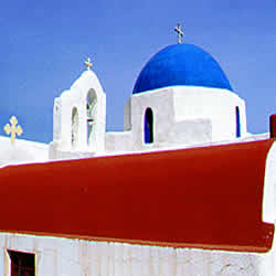 a colorful church