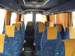 interior of taxi