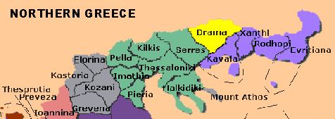 map n. greece