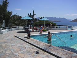 the pool