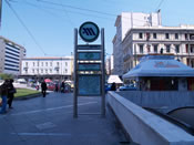 A GOOD MEETING PLACE Omonia Station Metro Sign and Map