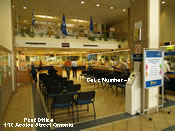 inside the PO take a number