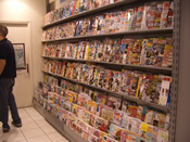 magazine selection is good