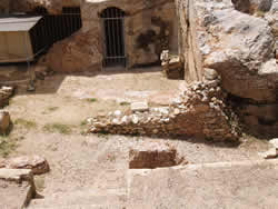 the sanctuary cave of "Pan"