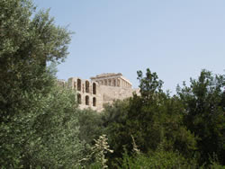leaving the acropolis