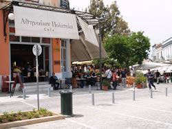 just arriving in Thession