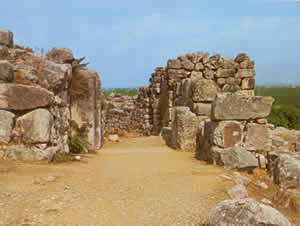 the entrance ramp
