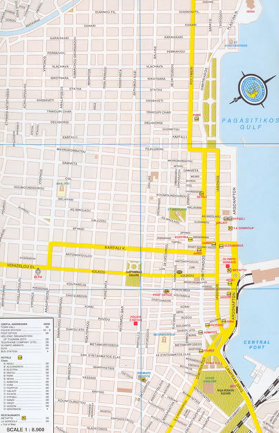volos street map greece