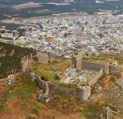 the view of Argos town - castle