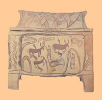 burial larnax precursor to a coffin
