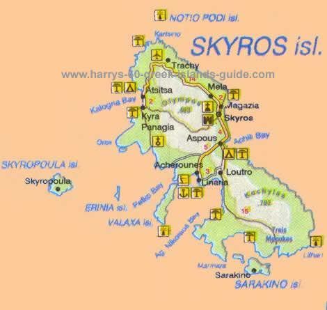 map of skyros