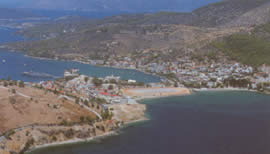 here is a picture of the canal that seperates them