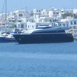 several exact same boats
