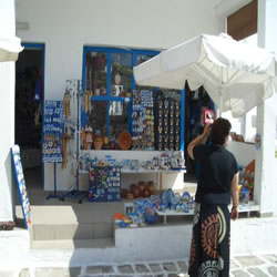 the water front town of anit-paros